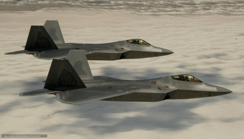 Two Fighter Jets in Flight — Gray, Neutral