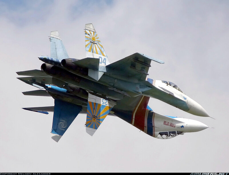 Two Fighter Jets in Formation — Gray, Dynamic, Photograph, Aircraft, Sky, Tail Fins