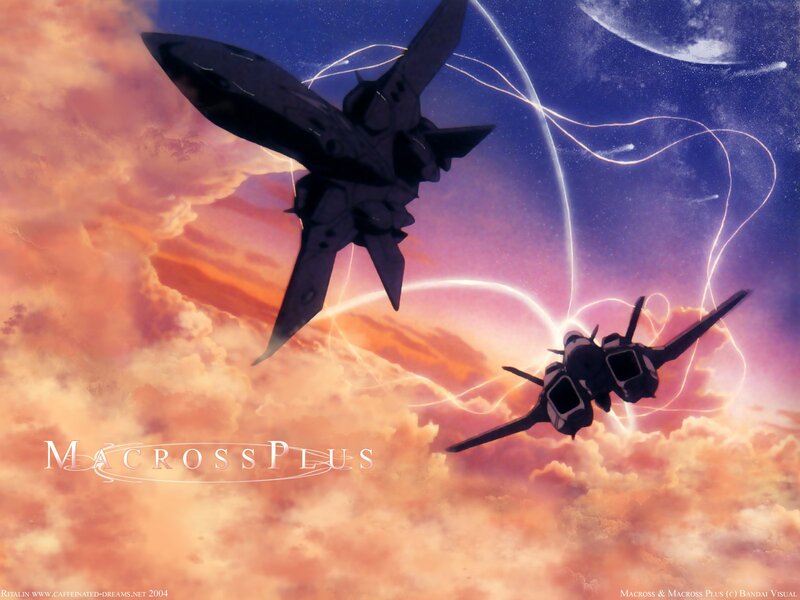 Two Fighter Jets in Sky — Orange