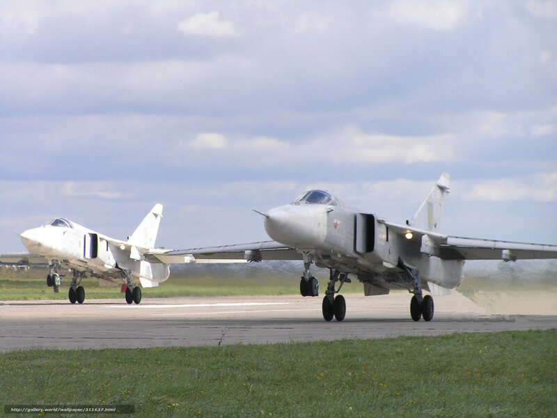 Two fighter jets on runway