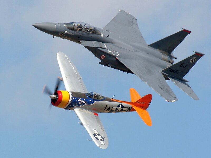 Two Fighter Planes