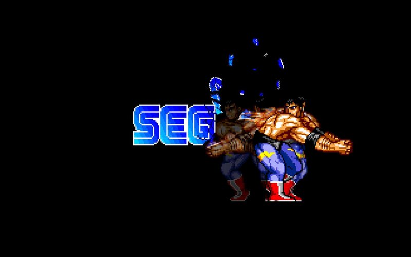 Two Fighters in Pixel Art