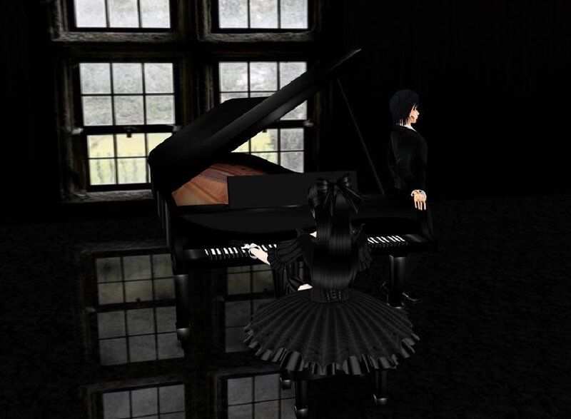 Two Figures at a Piano