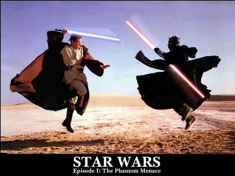 Two Figures Dueling