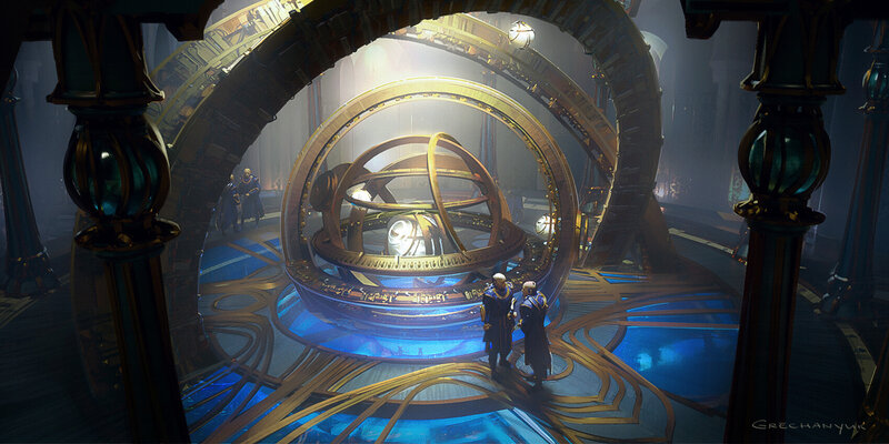 Two Figures in a Chamber