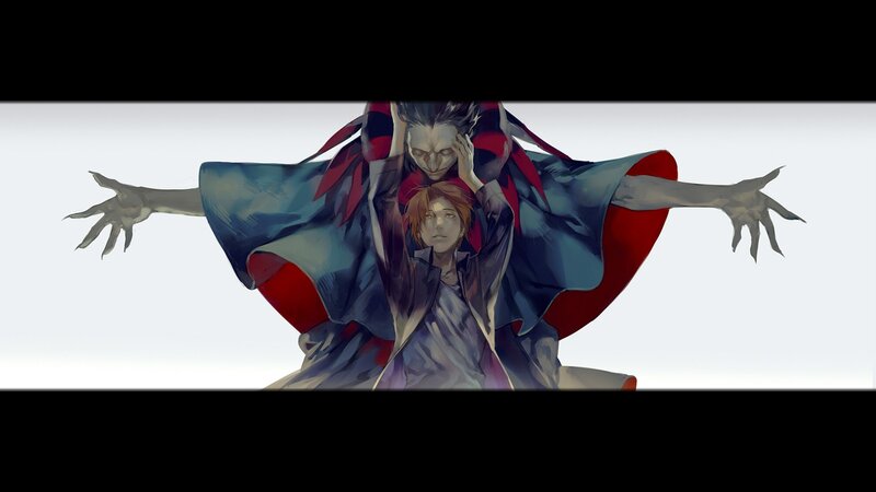 Two Figures in a Cloak