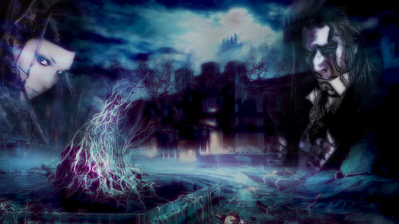 Two Figures in a Haunted Scene