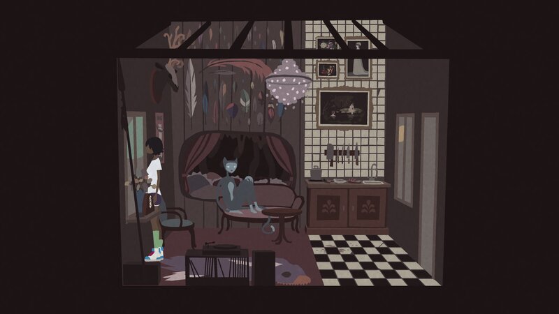 Two Figures in a Room — Brown