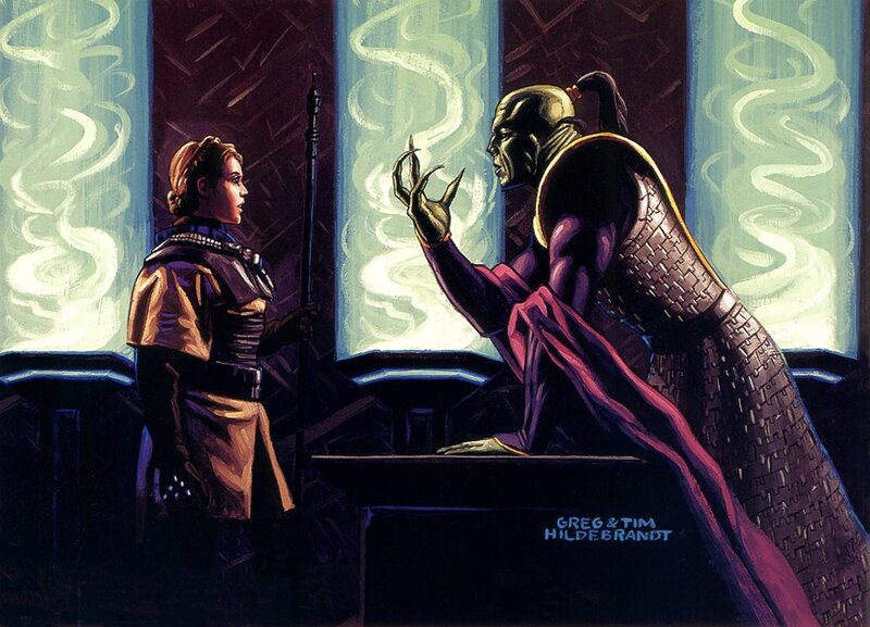 Two Figures in a Room — Purple
