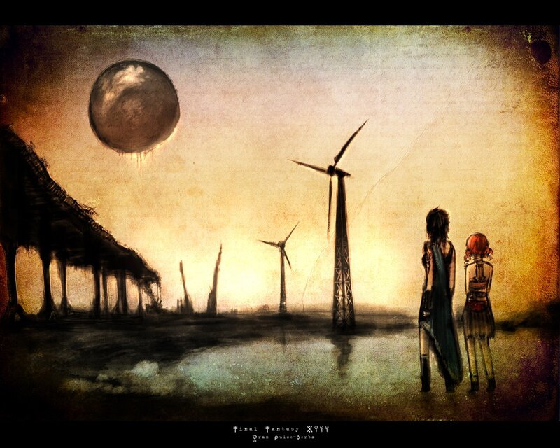 Two Figures in a Wasteland