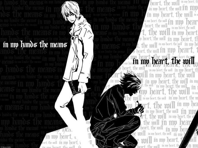 Two Figures in Black and White — Dramatic