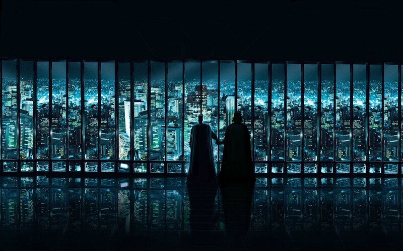 Two Figures in Capes