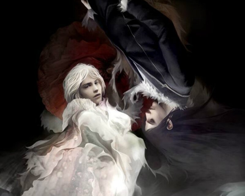 Two Figures in Dramatic Pose