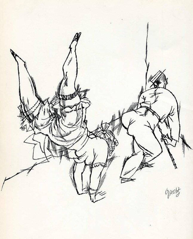 Two figures in dynamic poses