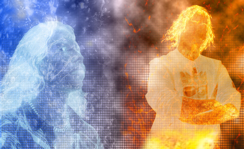 Two Figures in Elemental Forms