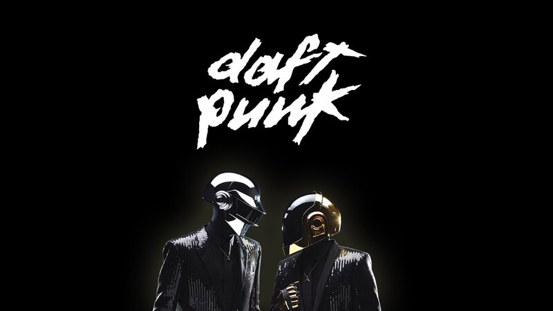 Two Figures in Helmets — Black, Dramatic, Illustration, Suits, Text