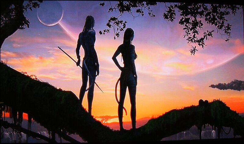 Two Figures on a Branch — Orange