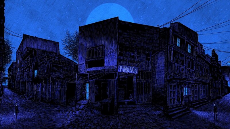 Two Figures on a Street
