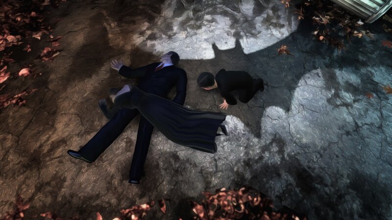 Two Figures on Ground