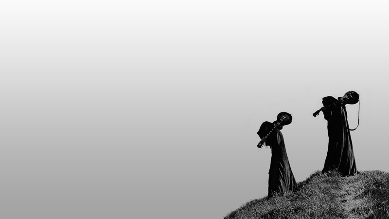 Two Figures with Guitars