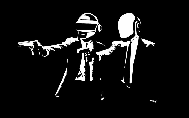 Two Figures with Guns