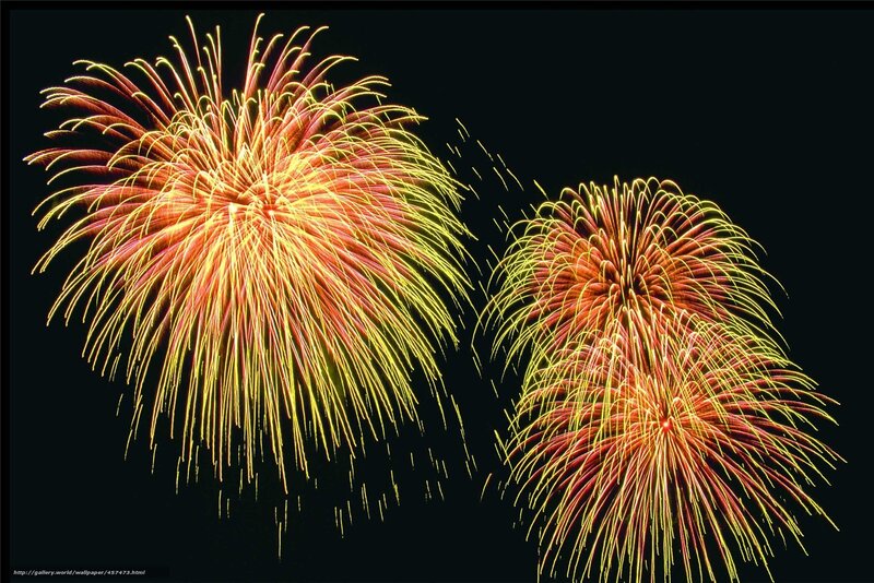 Two Fireworks Explosions