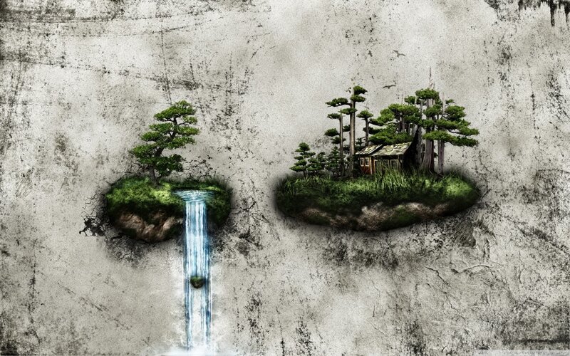 Two Floating Islands