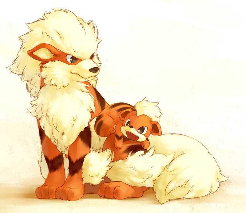 Two Fluffy Pokémon