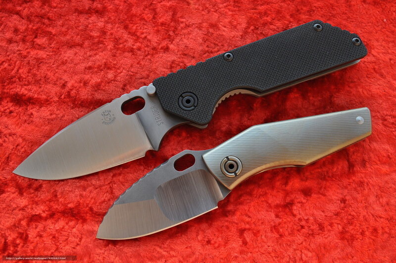 Two Folding Knives — Red
