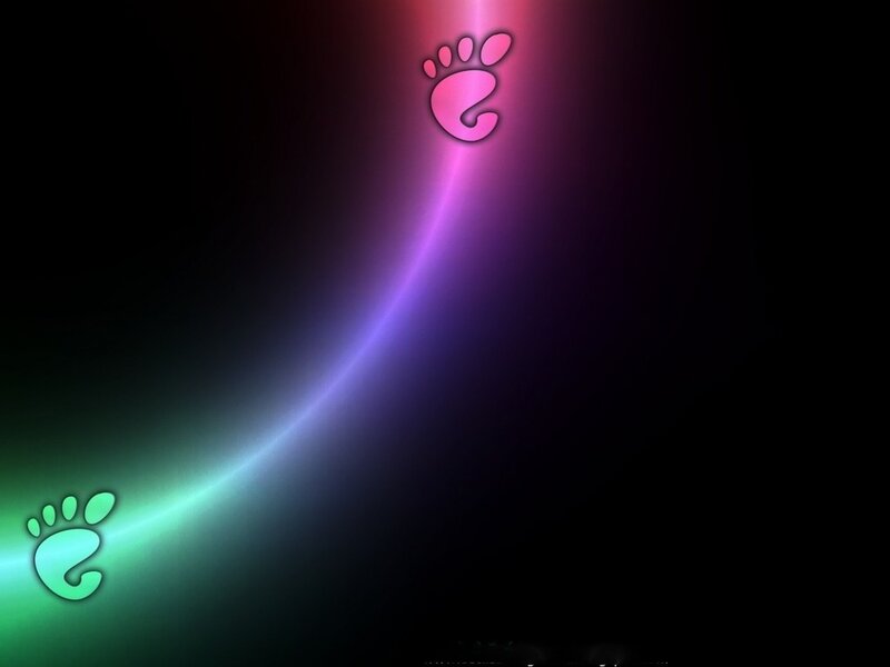 Two Footprints on Dark Background