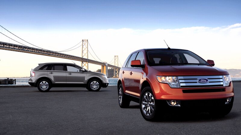 Two Ford Edge SUVs
