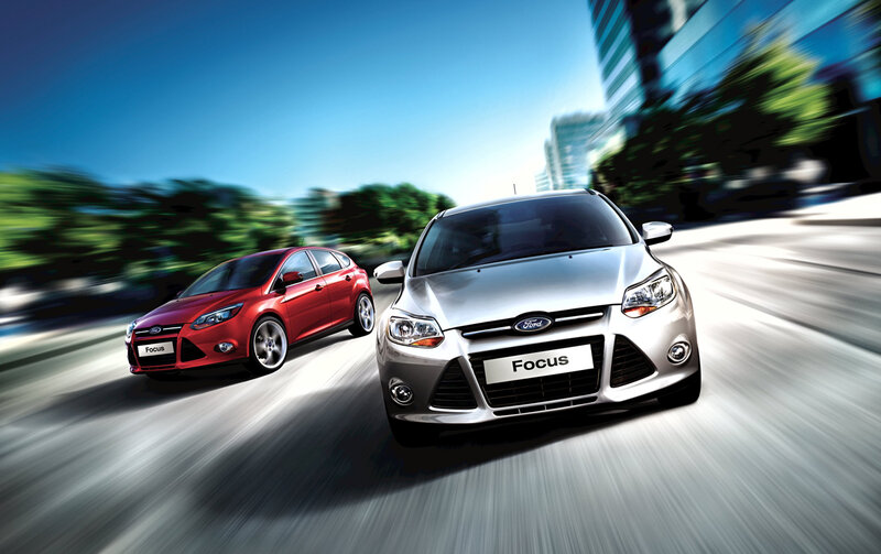 Two Ford Focus Cars — Silver