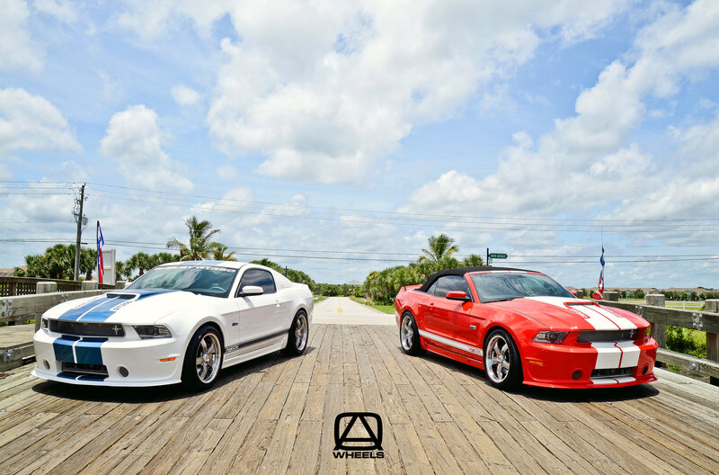 Two Ford Mustang Cars