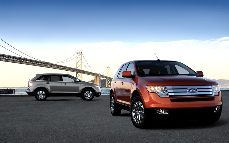 Two Ford SUVs