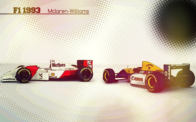 Two Formula One Cars