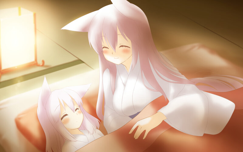 Two Fox-eared Girls