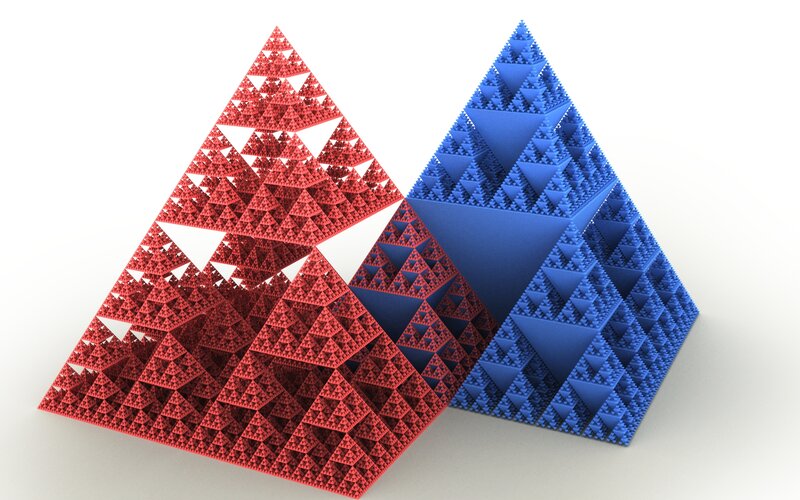 Two Fractal Pyramids