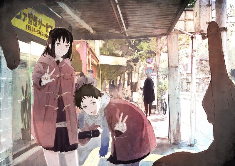 Two friends posing on a street