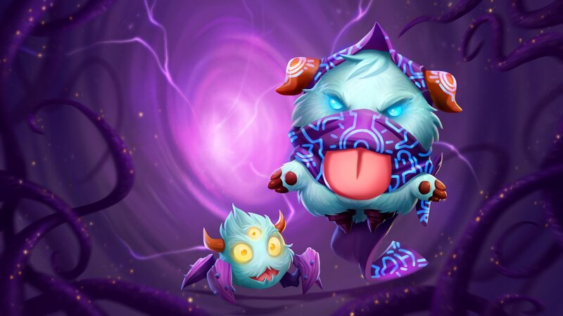 Two Furry Creatures — Purple