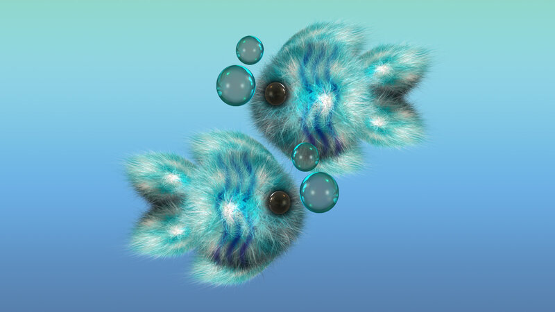 Two Furry Fish