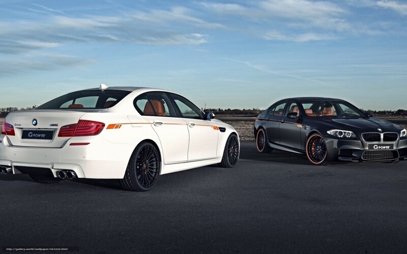 Two G-Power BMW M5 cars