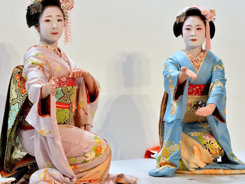 Two Geisha Dolls
