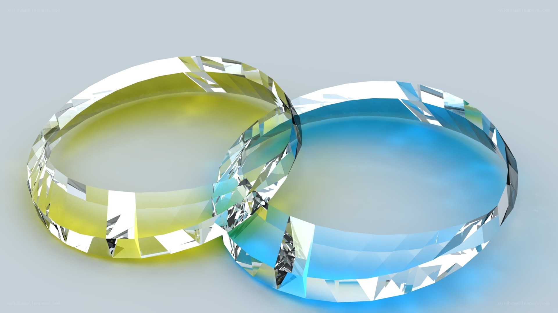 Two gemstone rings