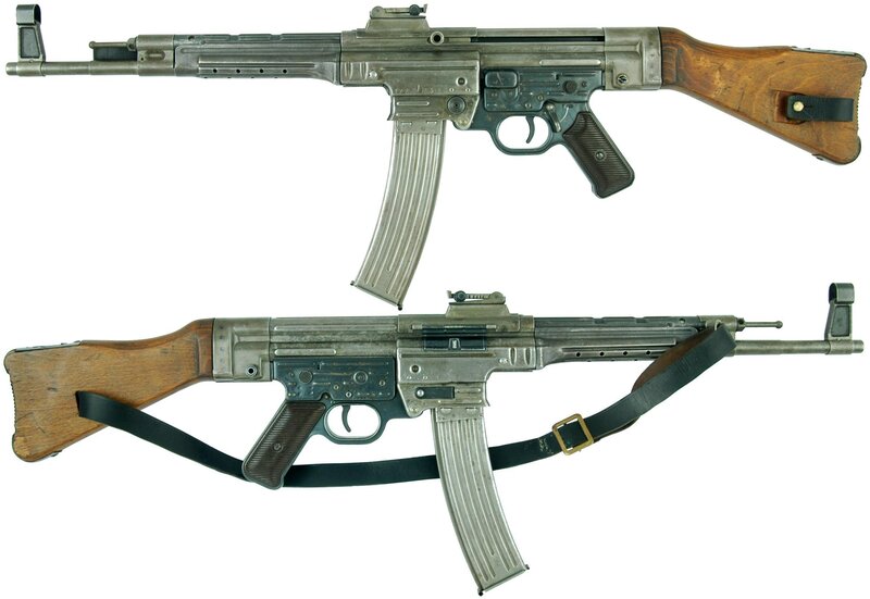 Two German assault rifles