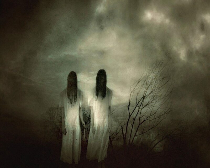 Two Ghostly Figures