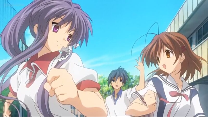 Two Girls and a Boy — Blue, Energetic