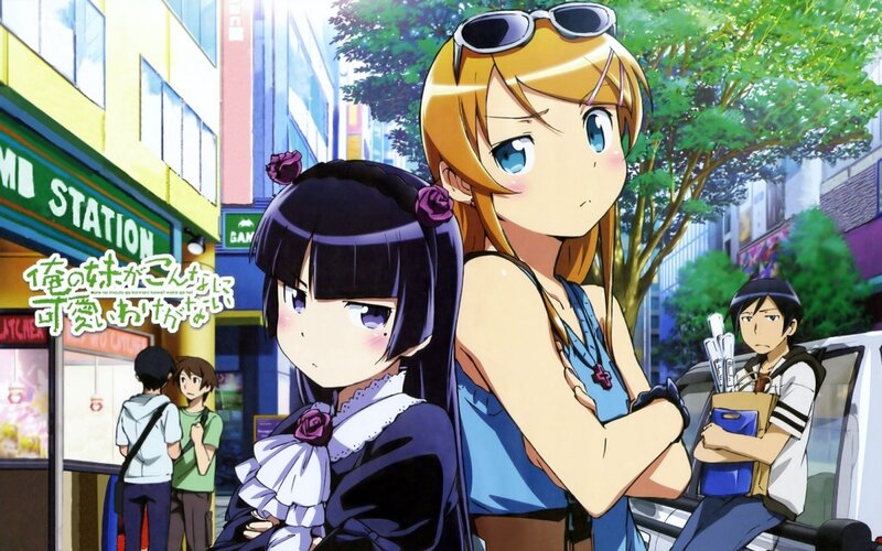 Two Girls and a Boy on Street