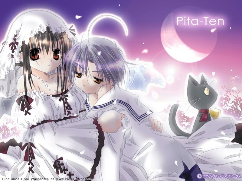 Two Girls and a Cat — Purple