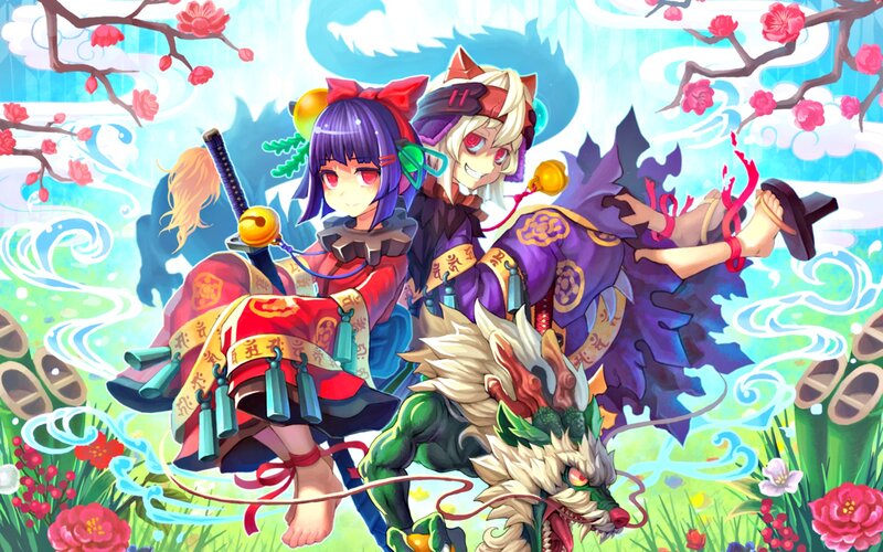 Two Girls and a Dragon