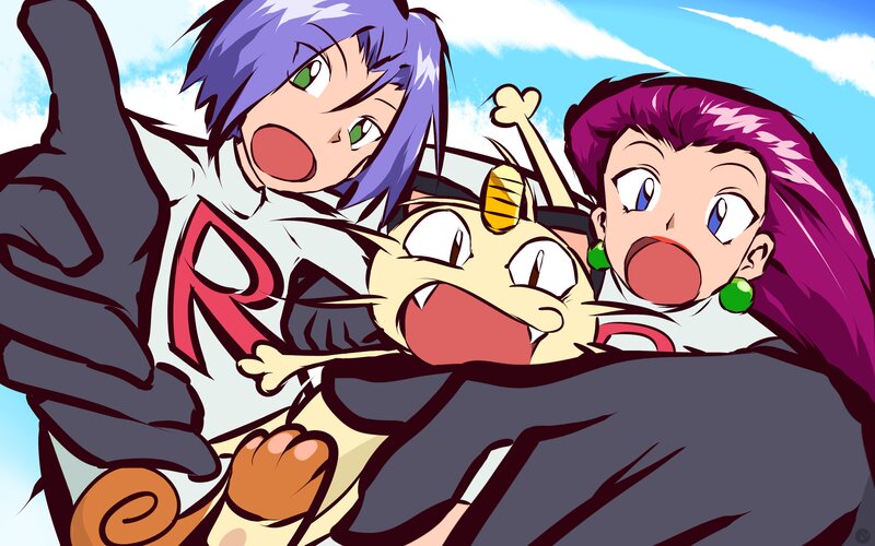 Two Girls and a Meowth